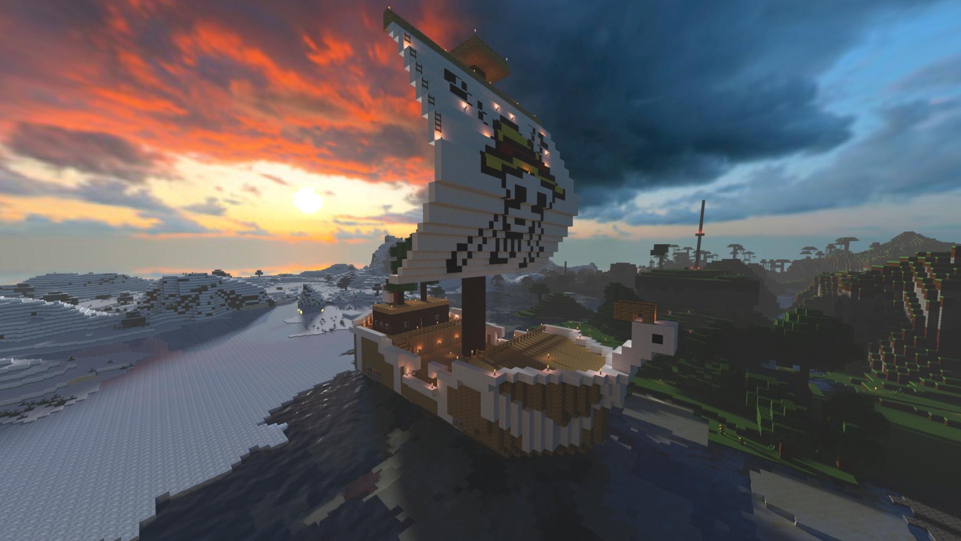 1920x1080 My Friend Made The Going Merry On Our Server. What Does R Minecraft Think?, Desktop