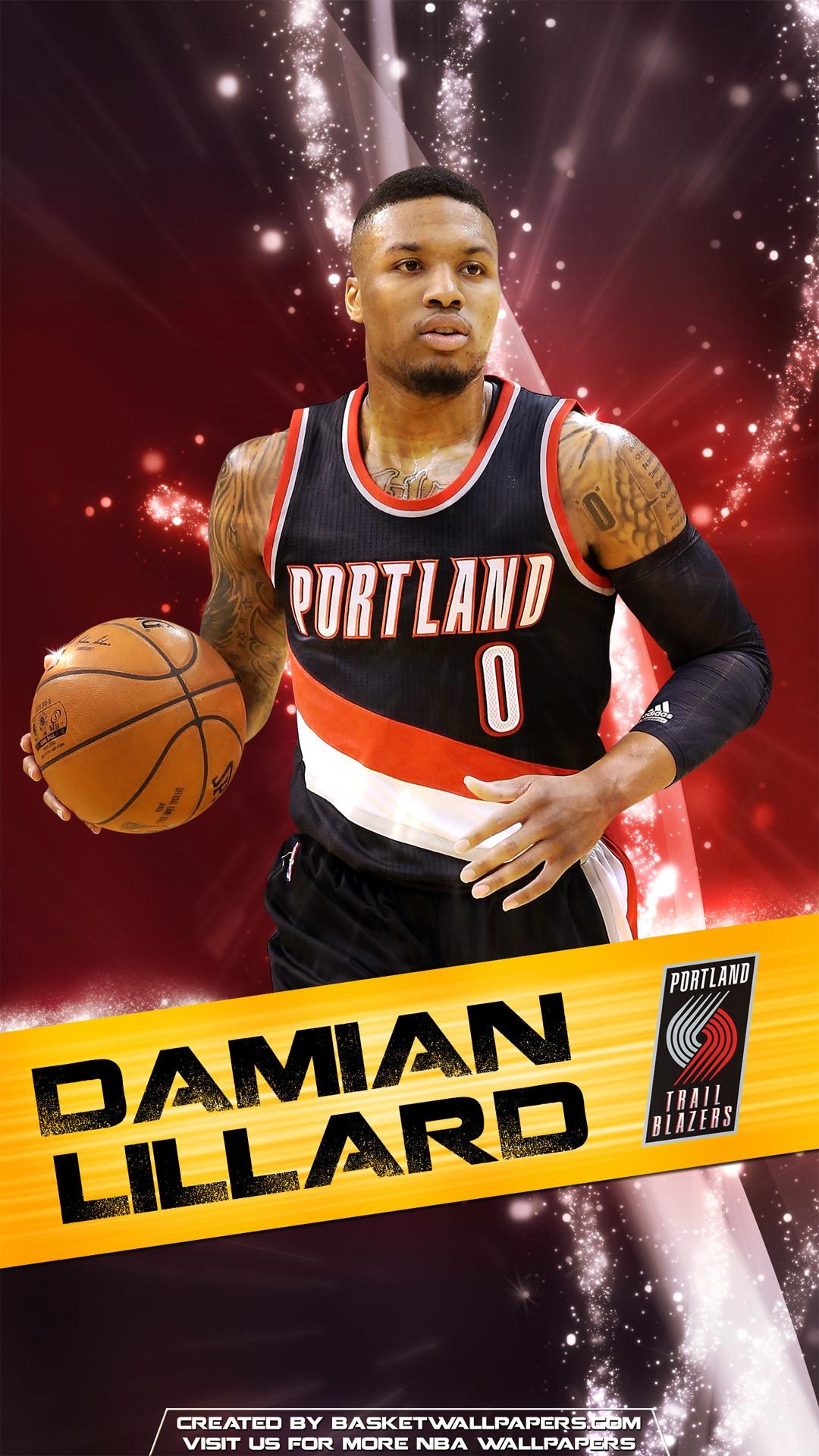 1080x1920 Damian Lillard Wallpaper iPhone, Phone