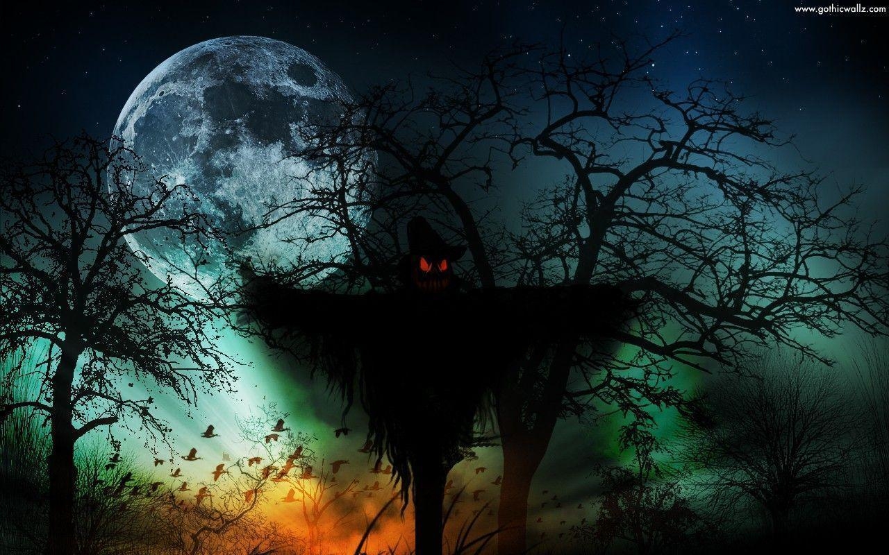 1280x800 Dark Scarecrow Dark Gothic Wallpaper, Desktop