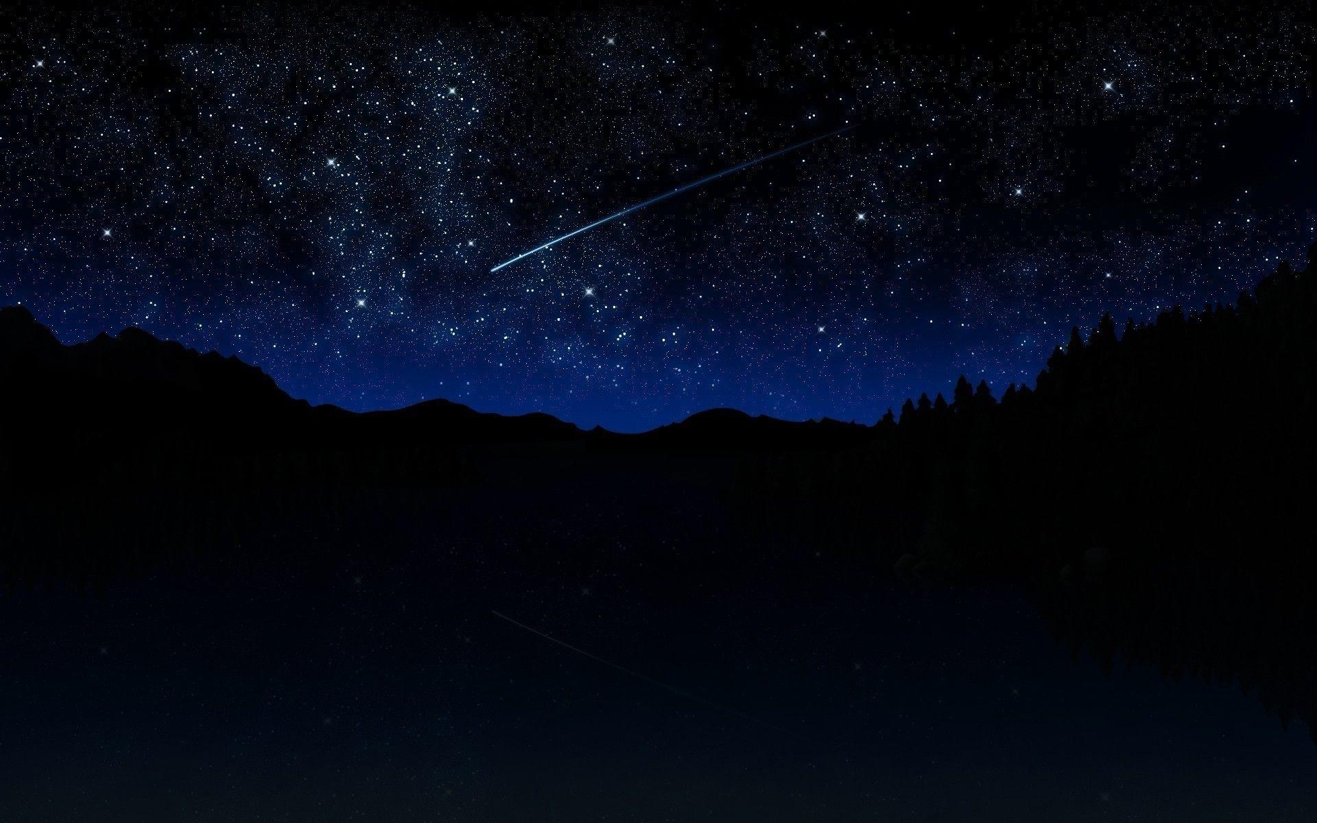 1920x1200 Meteorite night stars wallpaper. PC, Desktop