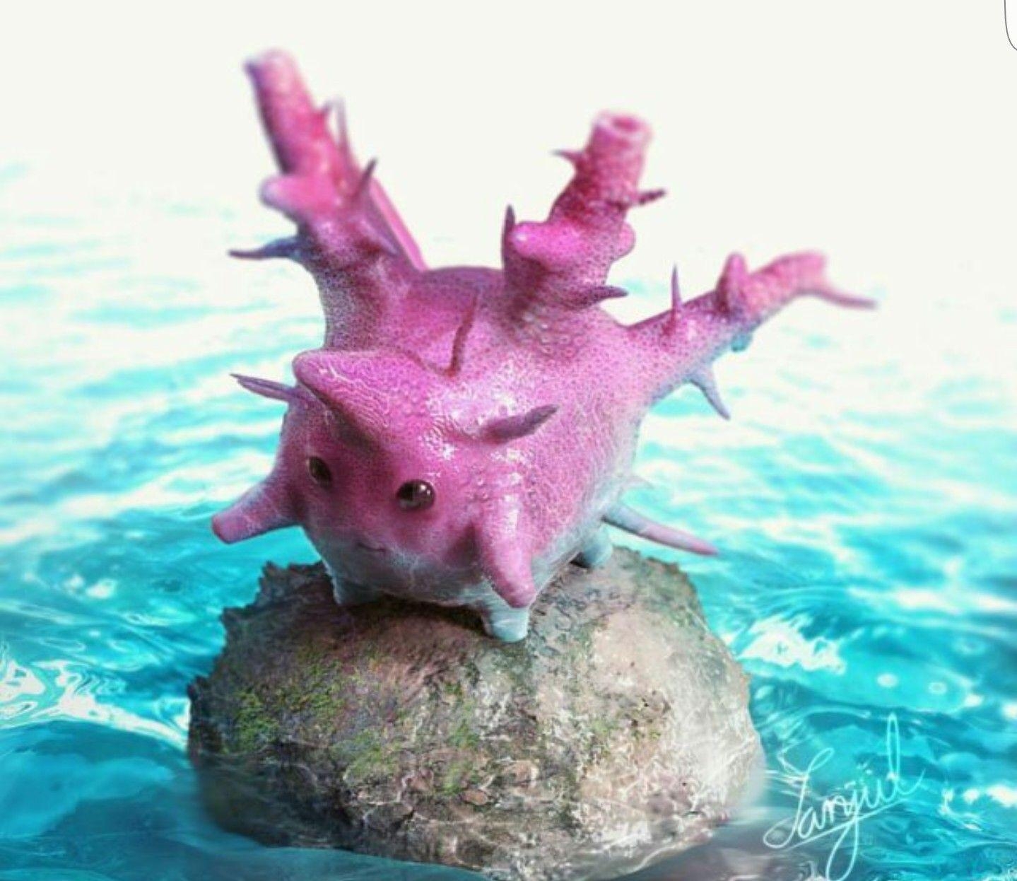 1440x1250 Corsola. Alternative Pokemon Art. Pokémon, Real, Desktop