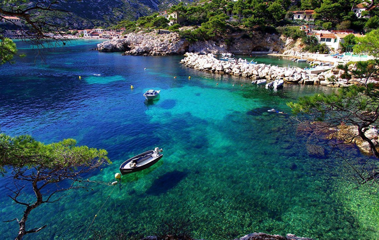 1280x820 Marseille France Nature Boats Coast, Desktop