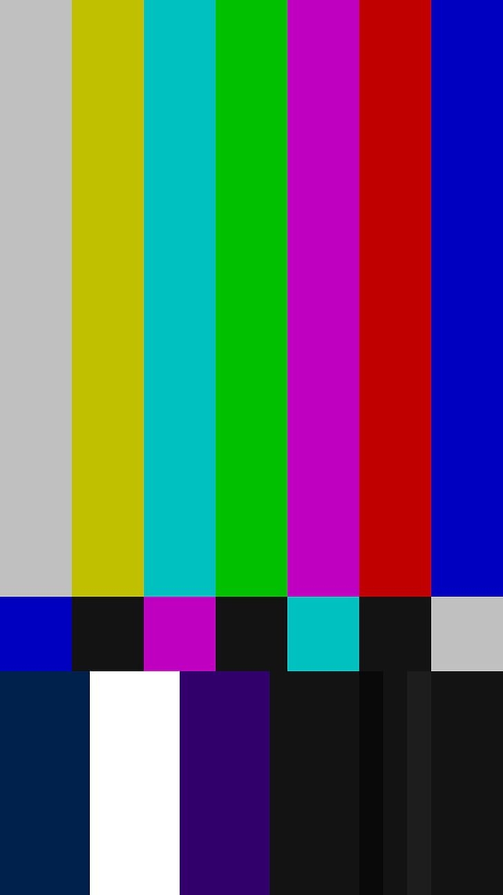 730x1300 HD wallpaper: static, TV, colorful, minimalism, Phone