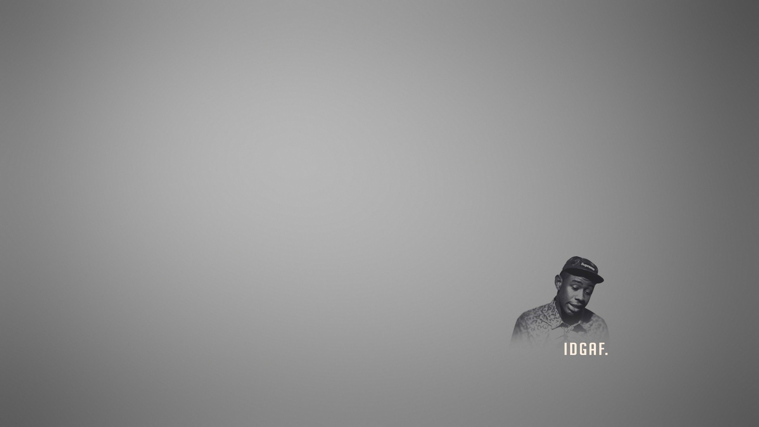 2560x1440 minimalistic, Music, Dark, Gray, Yonkers, Simplistic, Simple, Desktop