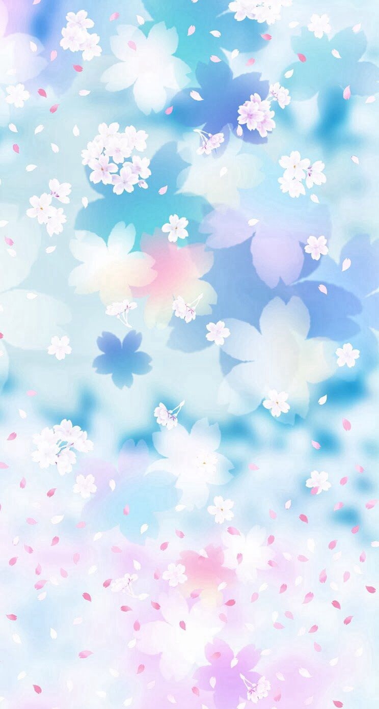 750x1400 Blue flowers. iPhone wallpaper sky, Pretty wallpaper, Beautiful wallpaper, Phone