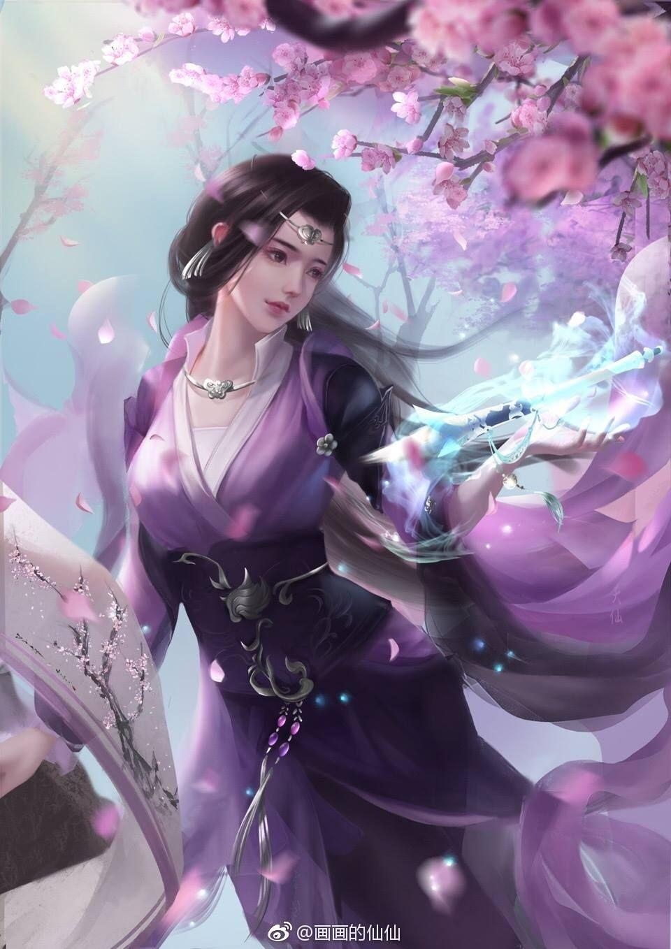 960x1360 Wallpaper. By Artist Unknown. Chinese art girl, Fantasy girl, Beautiful fantasy art, Phone