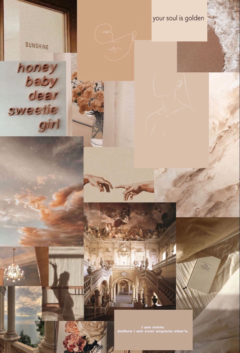 820x1200 serenity. Cream aesthetic wallpaper, Aesthetic iphone wallpaper, Aesthetic collage, Phone