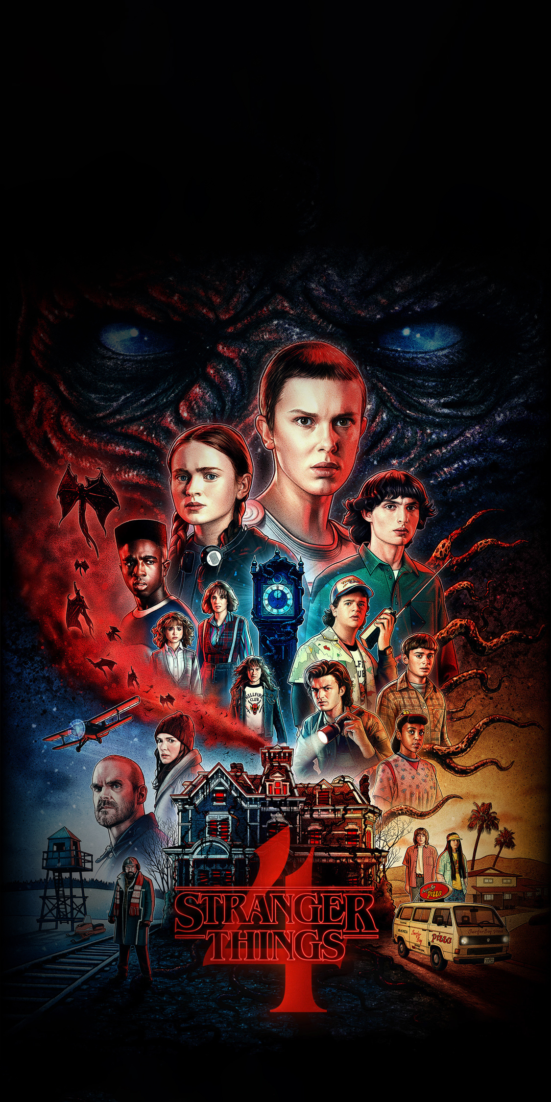 1130x2250 Stranger Things season 4 wallpaper, Phone