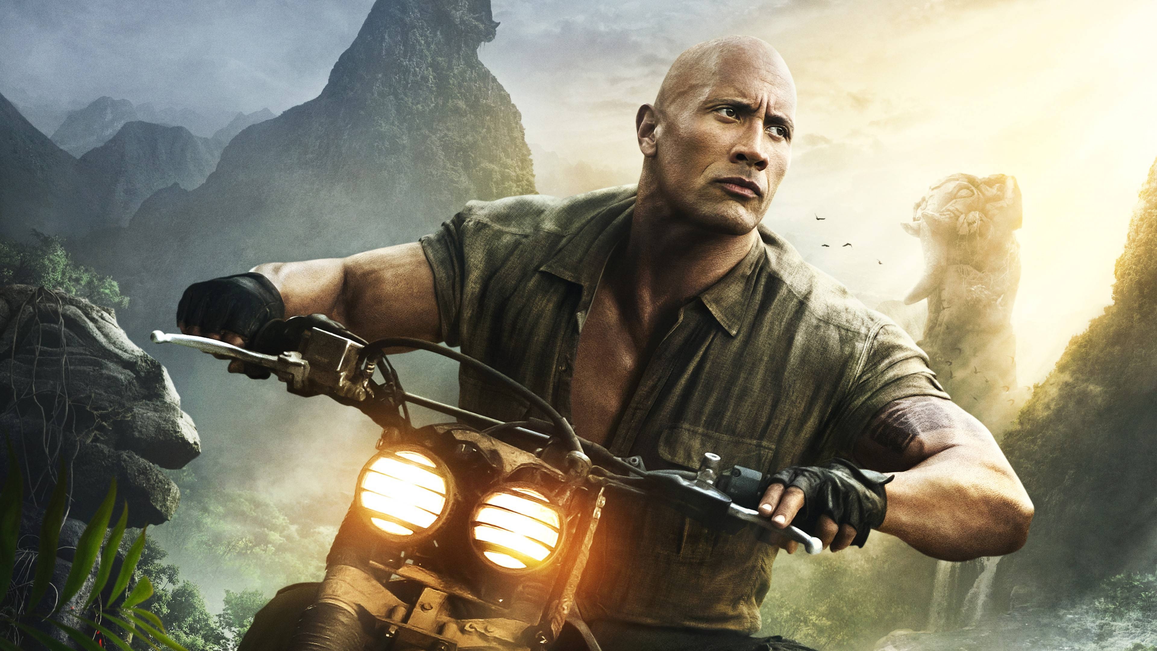 3840x2160 Dwayne Johnson in Jumanji Welcome to the Jungle HD Wallpaper, Desktop