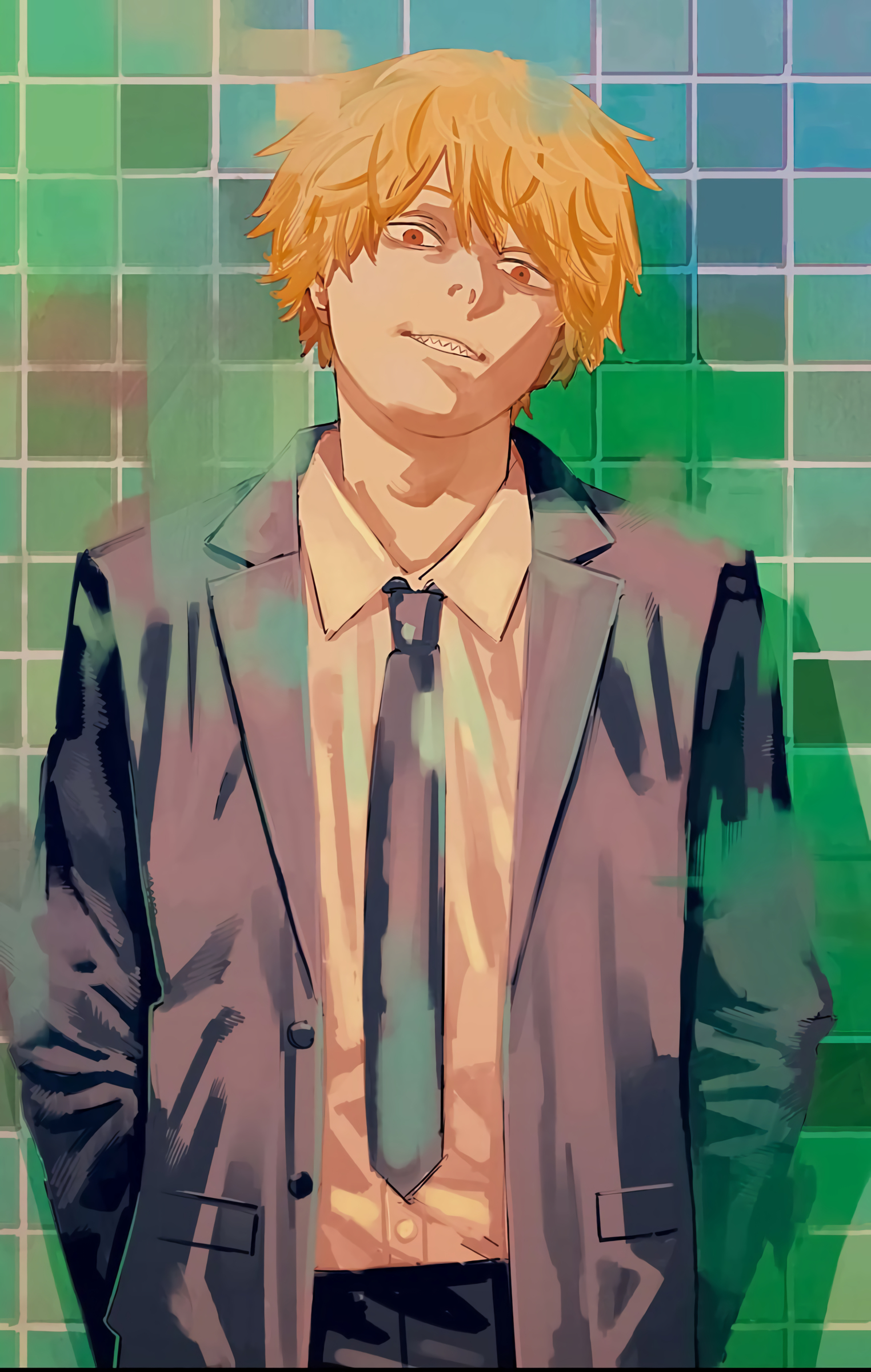 1530x2400 Denji Man Anime, Phone