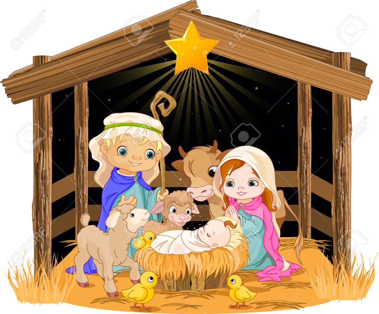 1300x1080 Christmas Nativity Image Clip Art, Desktop