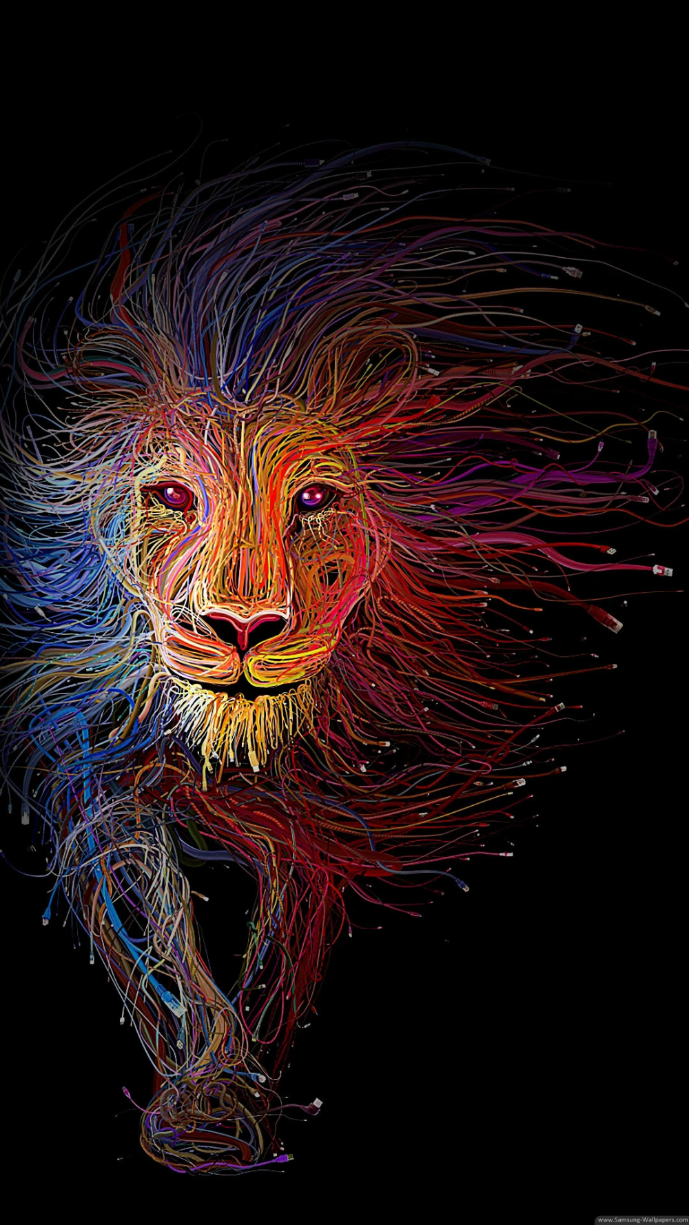 1000x1780 Fantasy Lion Stock 1080x1920 Samsung Galaxy S6 Wallpaper HD_Samsung Wallpaper. Abstract lion, Lion wallpaper iphone, Lion wallpaper, Phone