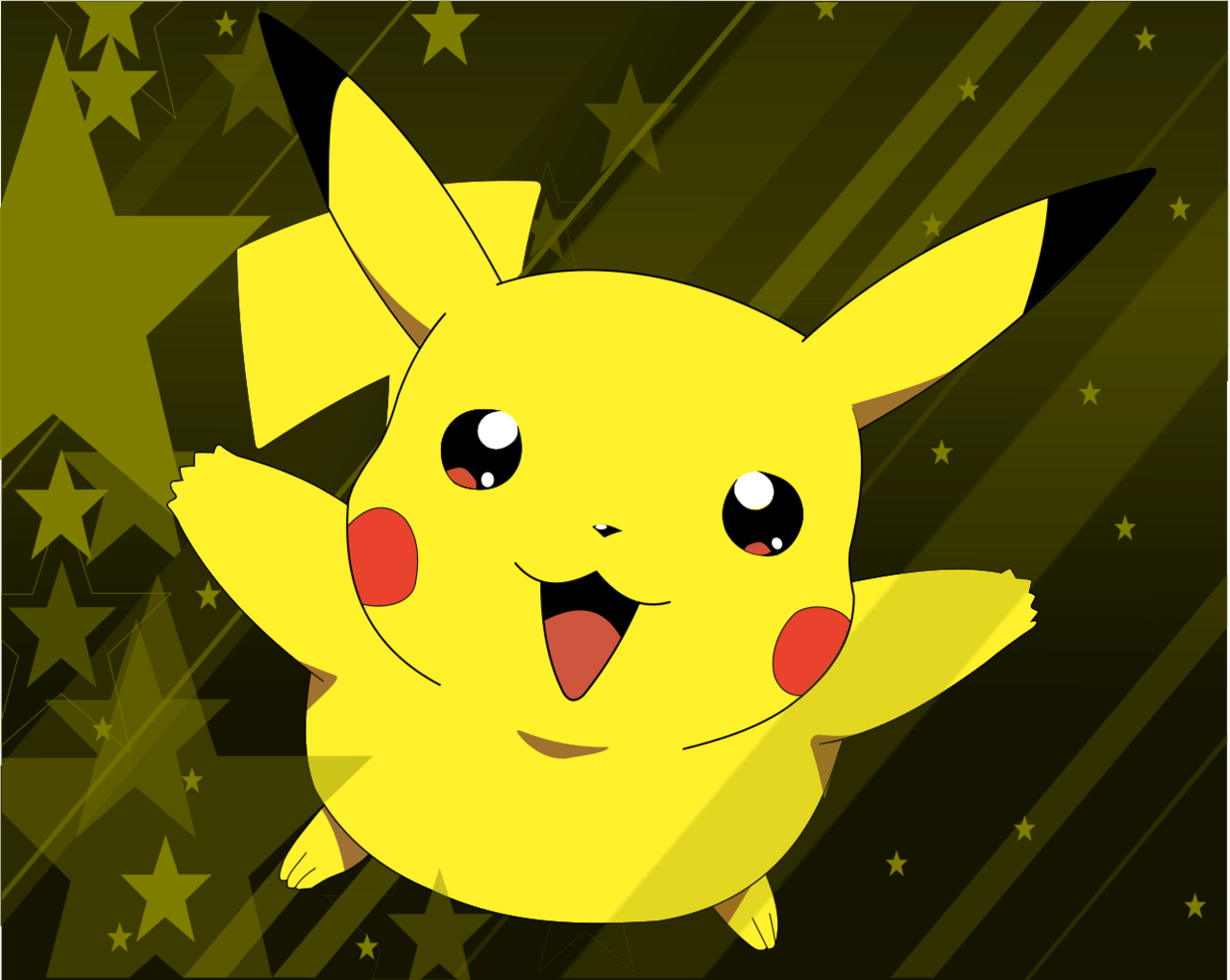 1280x1020 Pikachu By Cpt Doodle, Desktop