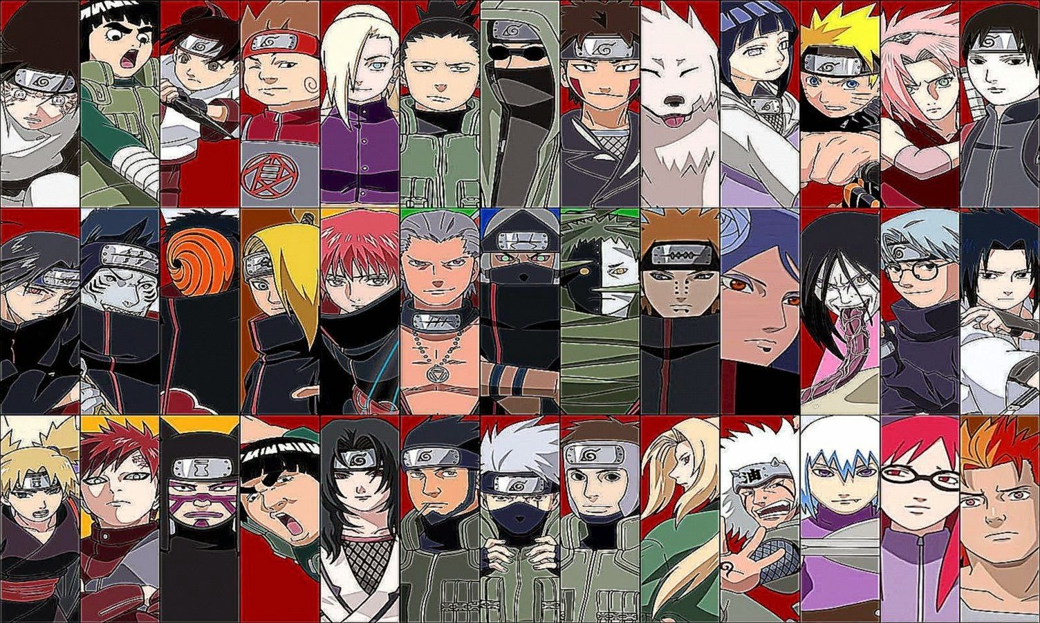 1510x910 Naruto Shippuden Characters Wallpaper HD. Background Wallpaper Gallery, Desktop