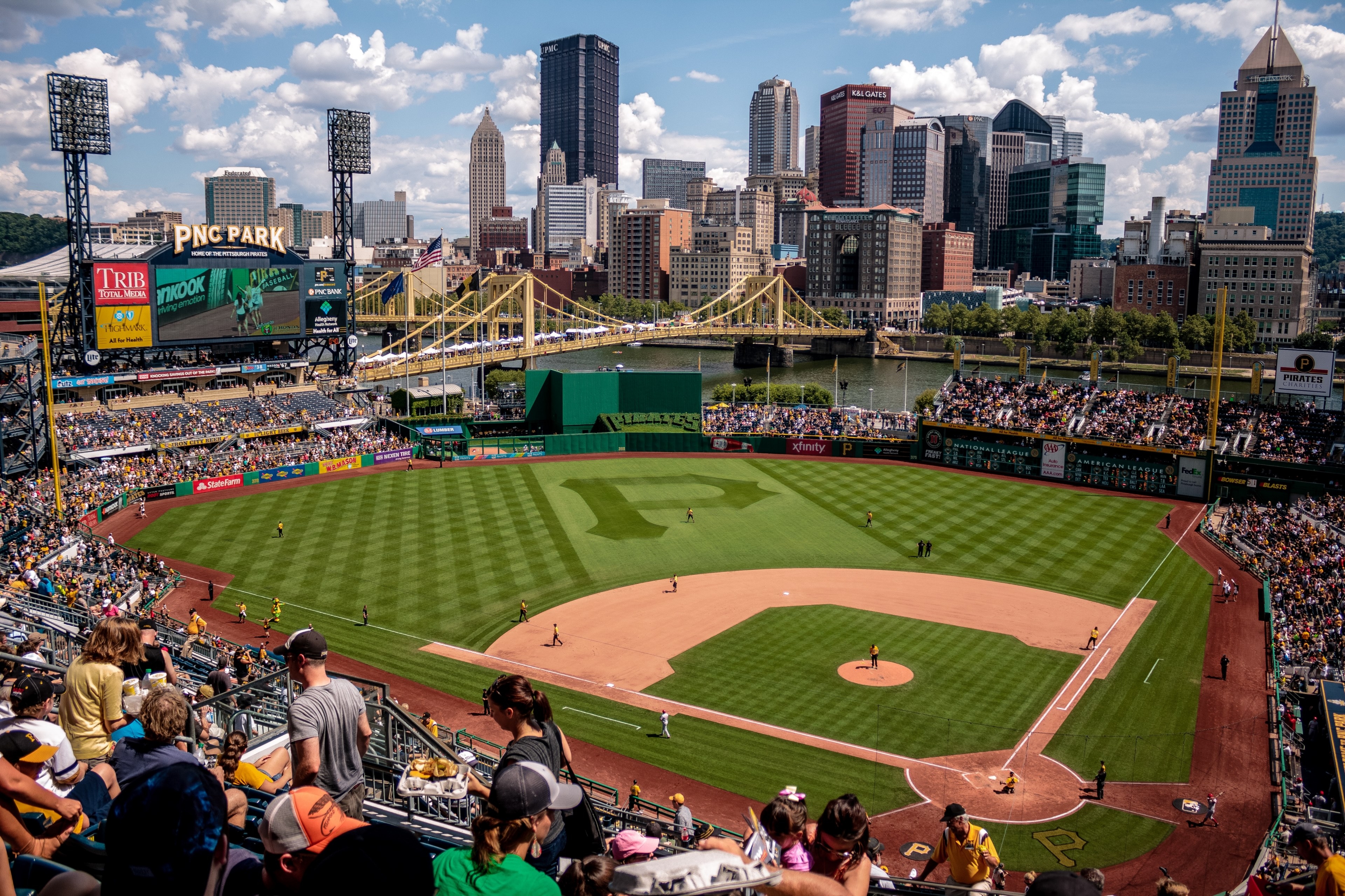 3840x2560 Wallpaper / a shot of the pnc park baseball field in pittsburgh, pittsburgh pirates park 4k wallpaper, Desktop