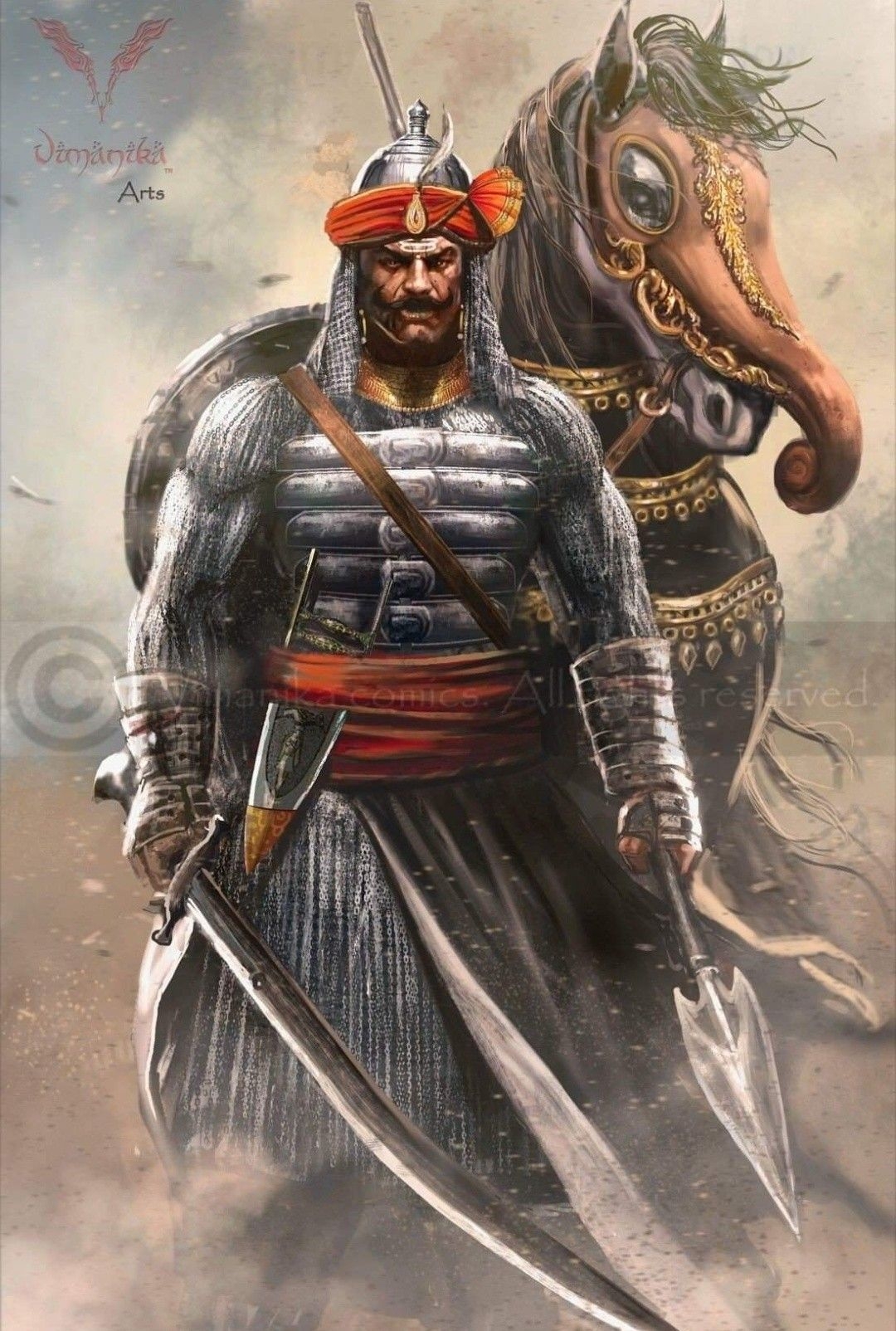 1080x1610 Art. Indian legends, Warriors wallpaper, Warrior, Phone