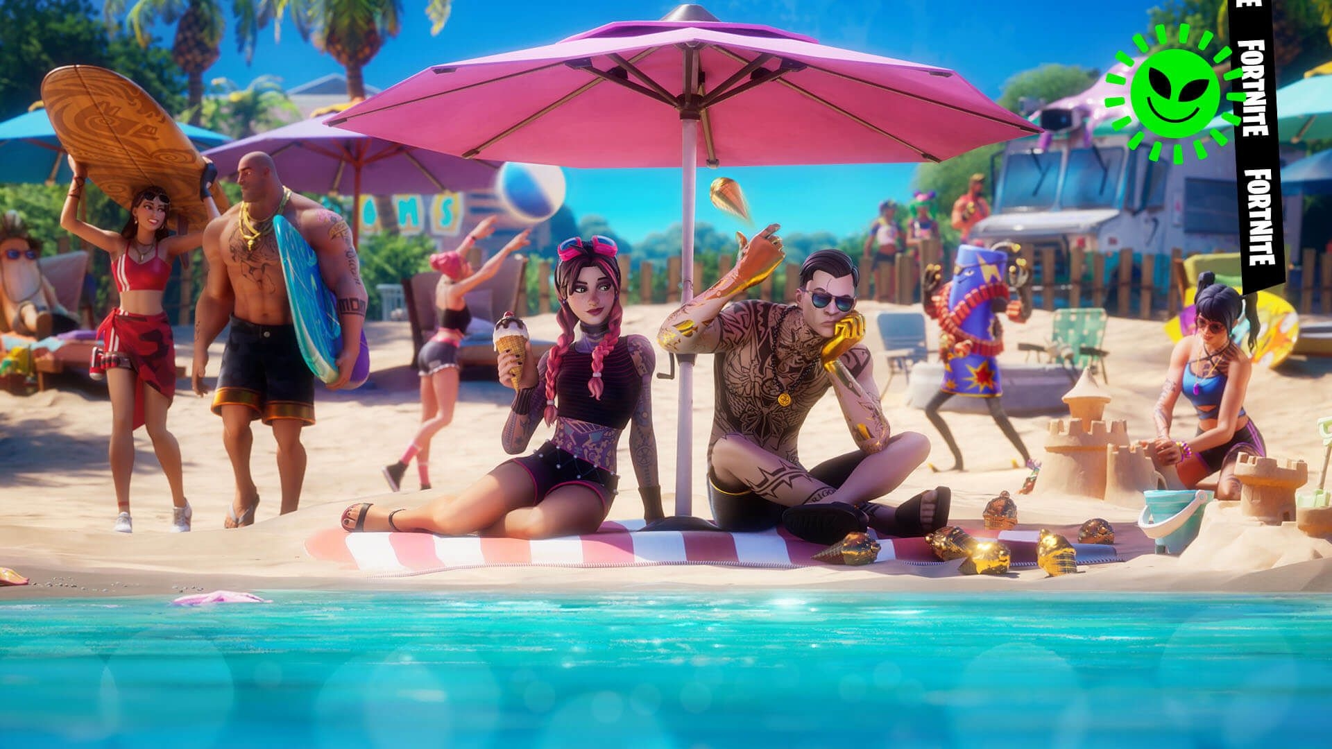 1920x1080 Fortnite Cosmic Summer: Pack for the Beach with New Rewards and More!, Desktop