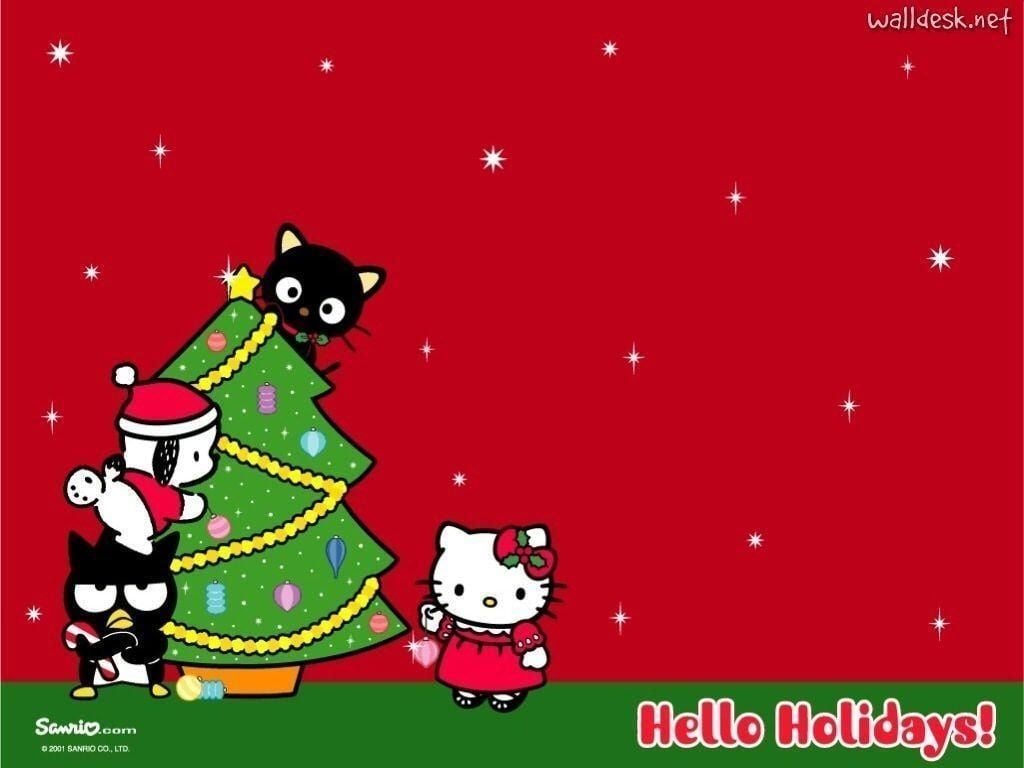 1030x770 Hello Kitty Christmas Desktop Wallpaper Free Hello Kitty Christmas Desktop Background, Desktop