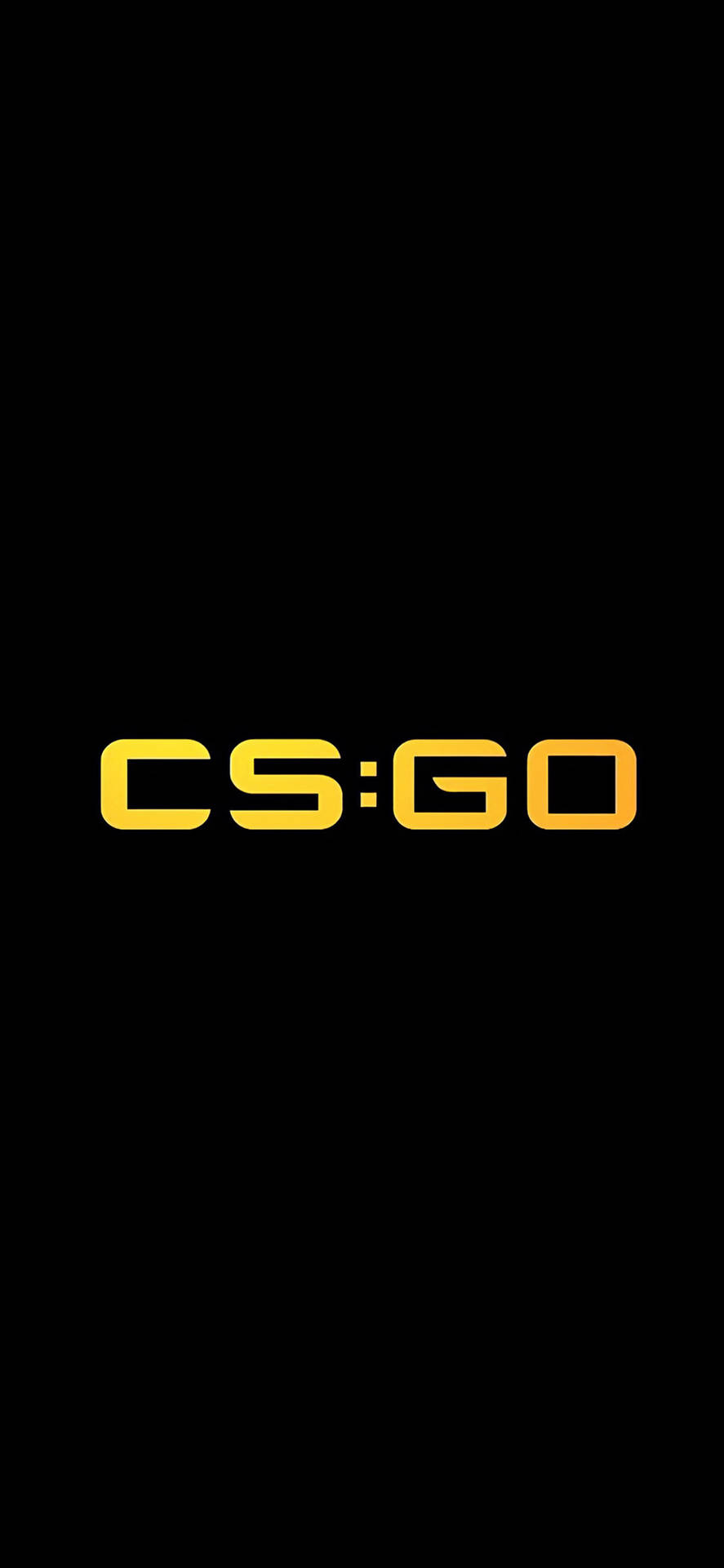 890x1920 Download Simple CS GO Logo iPhone Wallpaper, Phone