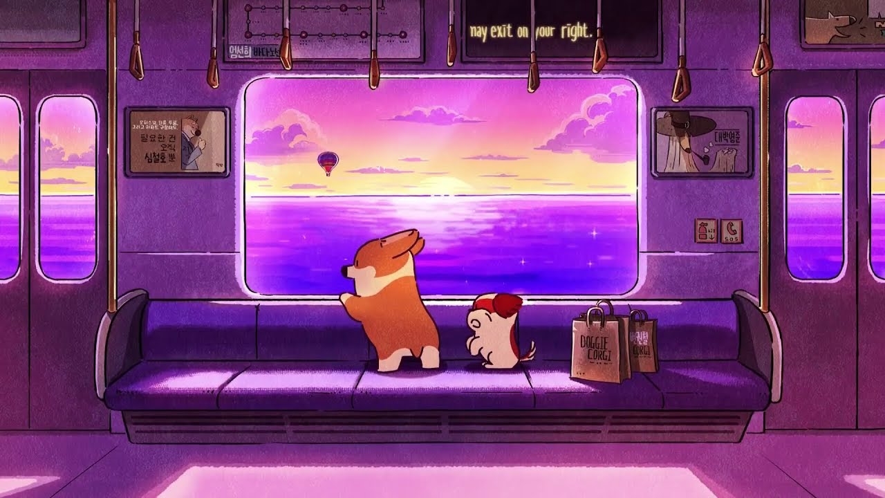 1280x720 Doggie Corgi By Studio Goindol (Relaxation ASMR Animation), Desktop