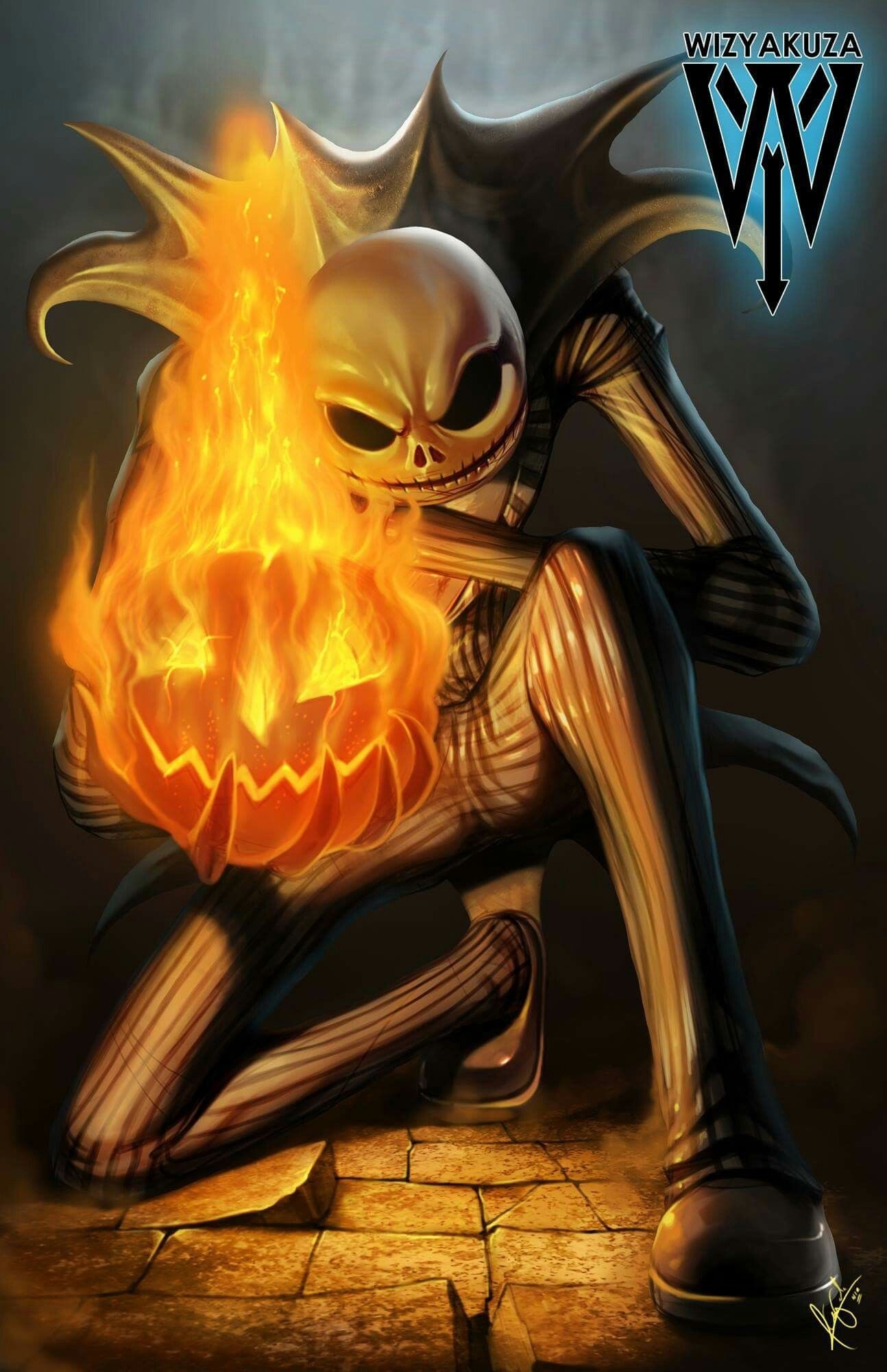 1300x2000 Jack the Pumpkin King, Phone