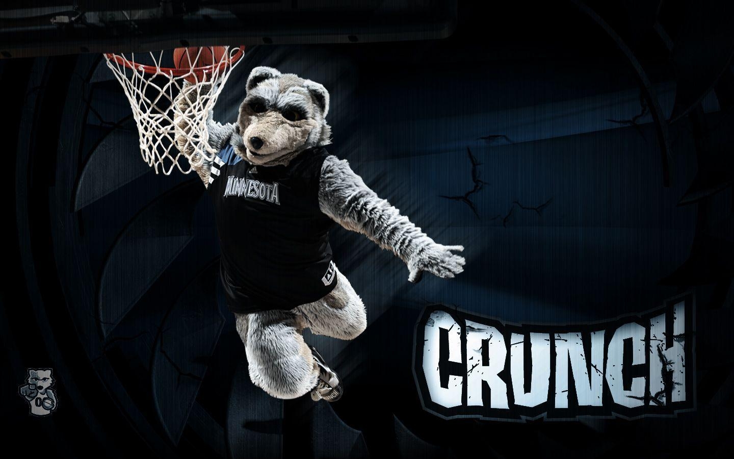 1440x900 Minnesota Timberwolves Mascot Crunch!, Desktop