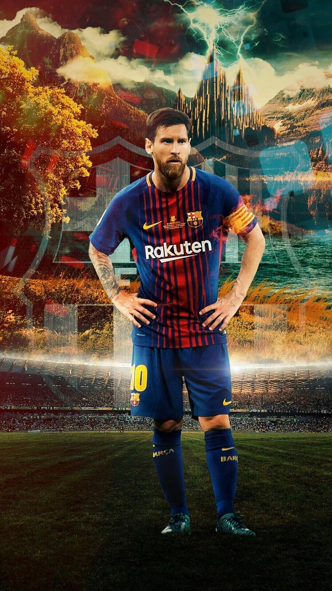 1080x1920 Messi New HD WallPaper for Android, Phone