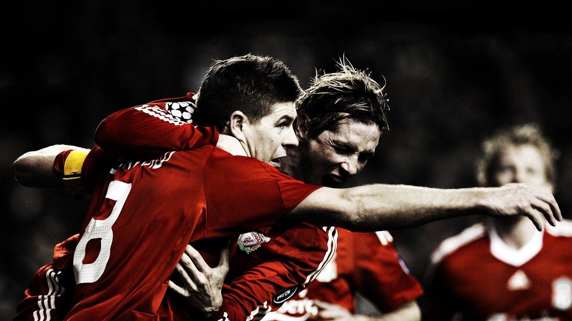 1920x1080 Fernando torres liverpool fc steven gerrard soccer sports wallpaper, Desktop