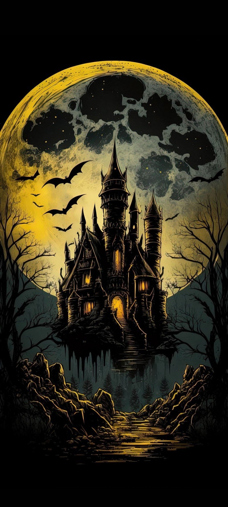 800x1780 Halloween Wallpaper Download, Phone