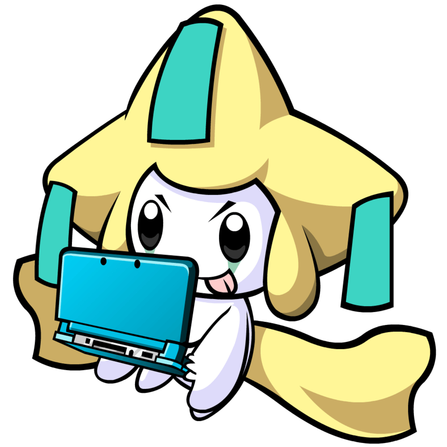 900x900 Jirachi on a 3DS, Phone