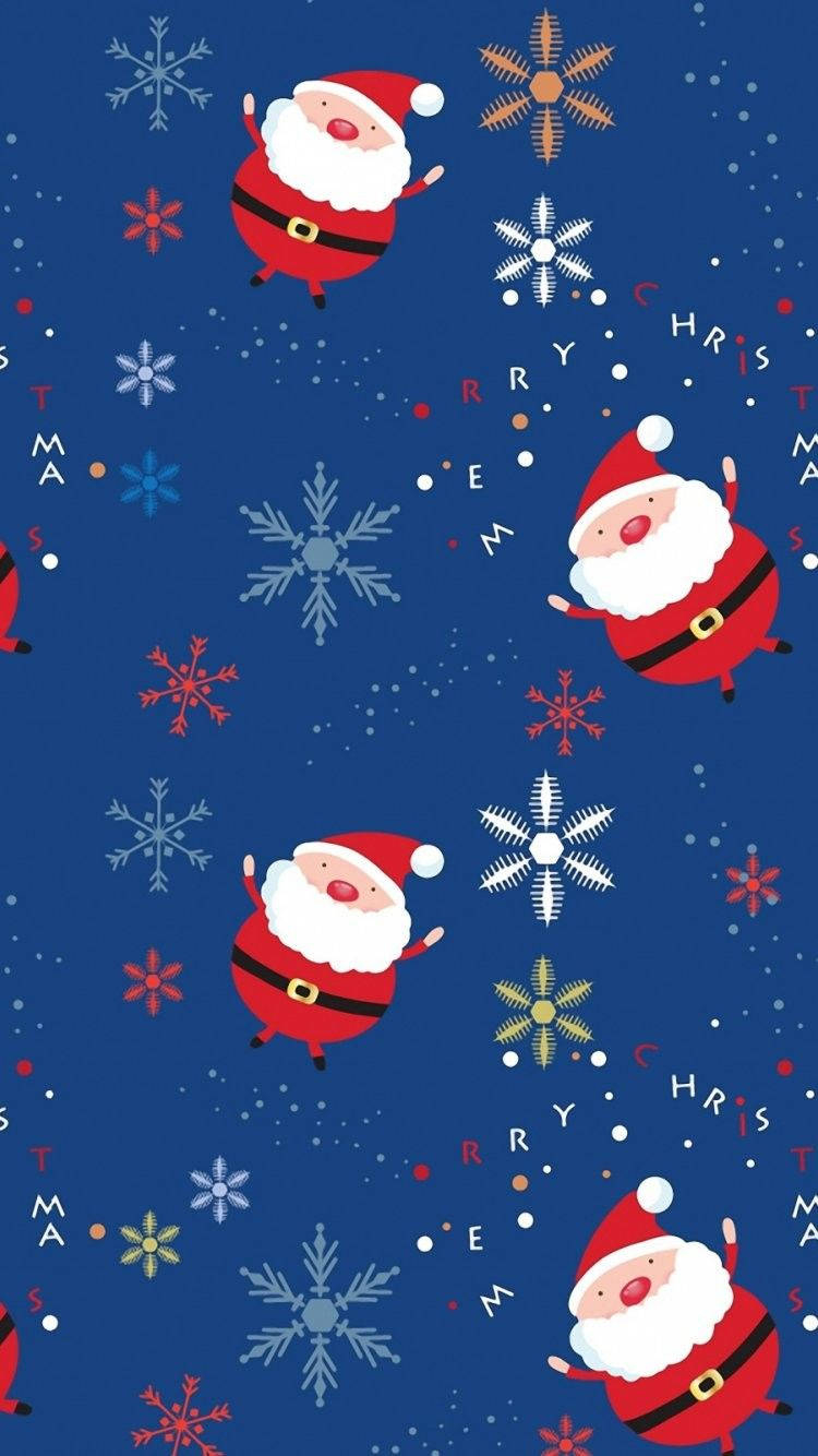 750x1340 Download Christmas Cartoon Cell Phone Picture Wallpaper, Phone