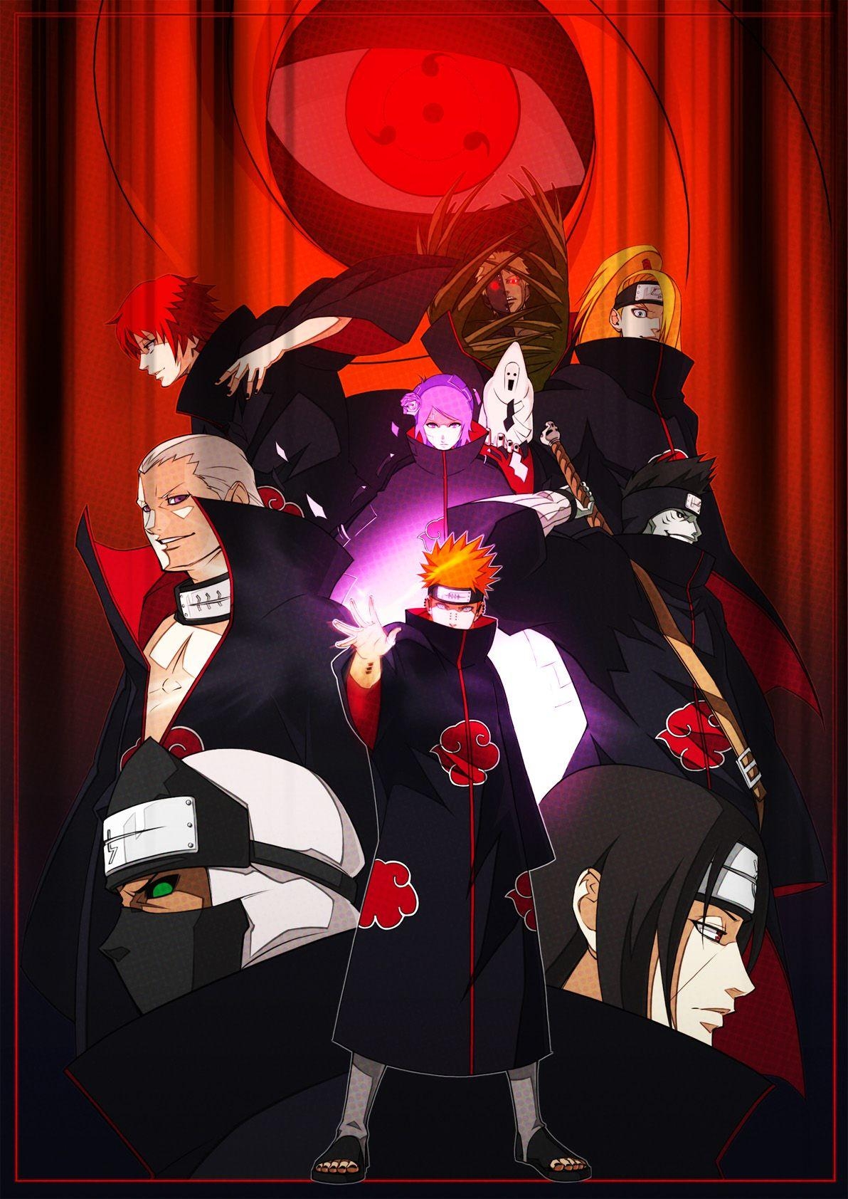 1200x1690 Akatsuki Naruto Phone Wallpaper Free Akatsuki Naruto Phone Background, Phone