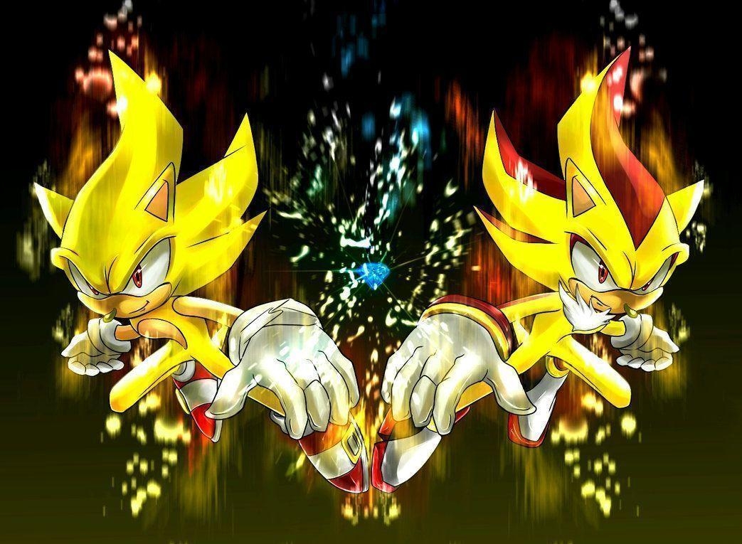 1050x770 Super Sonic Vs Super Shadow Wallpaper Image & Picture, Desktop