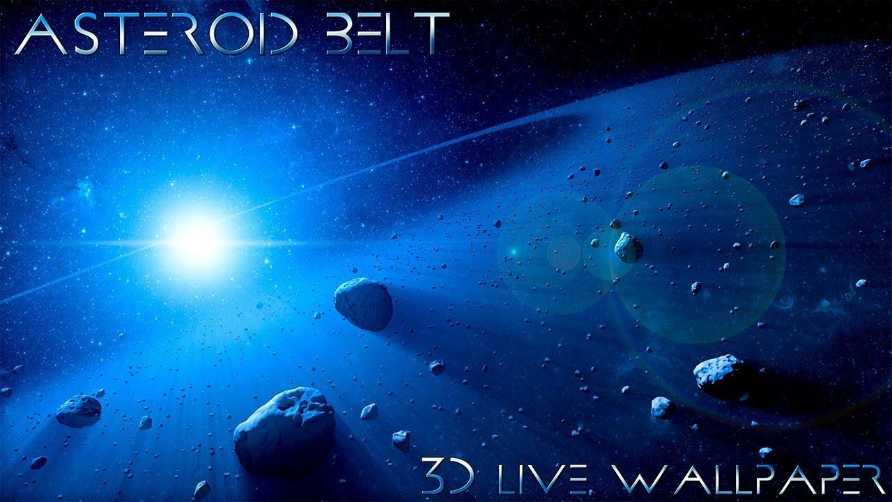 1280x720 Asteroid Belt Live Wallpaper, Desktop