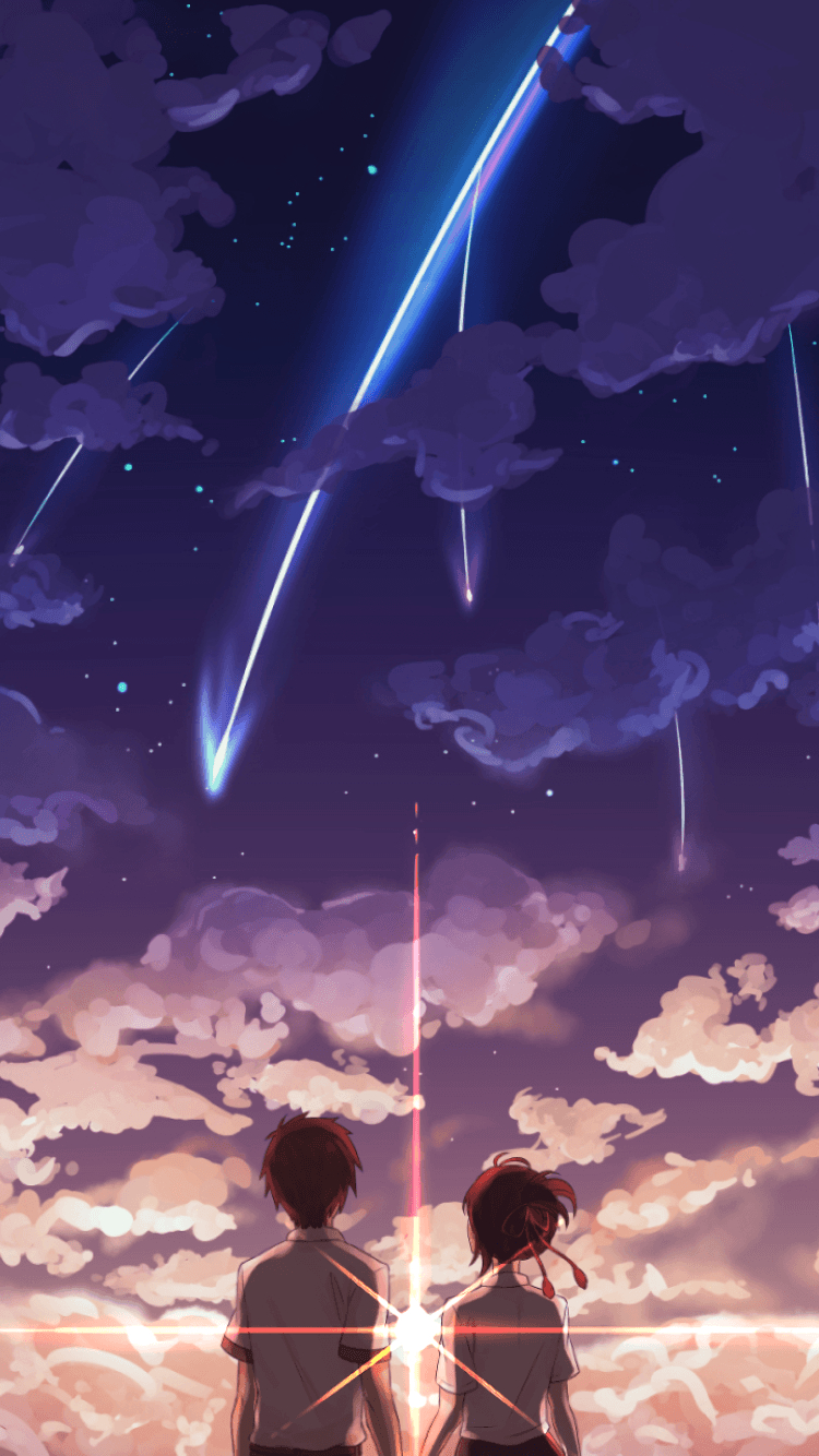 750x1340 Anime Your Name Wallpaper iPhone.animestarwall.com, Phone