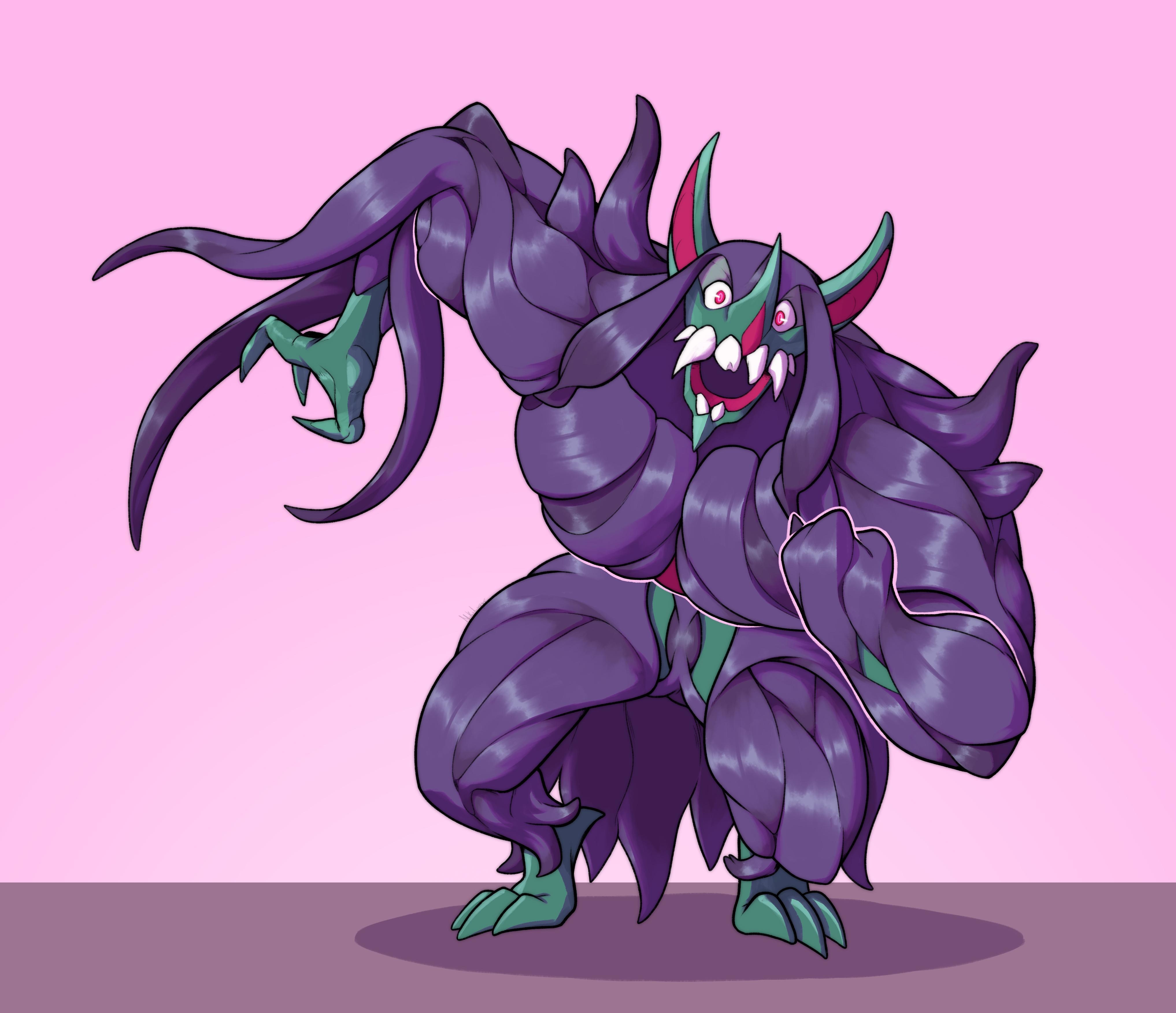 4070x3510 Grimmsnarl by MikiLuque on Newgrounds, Desktop