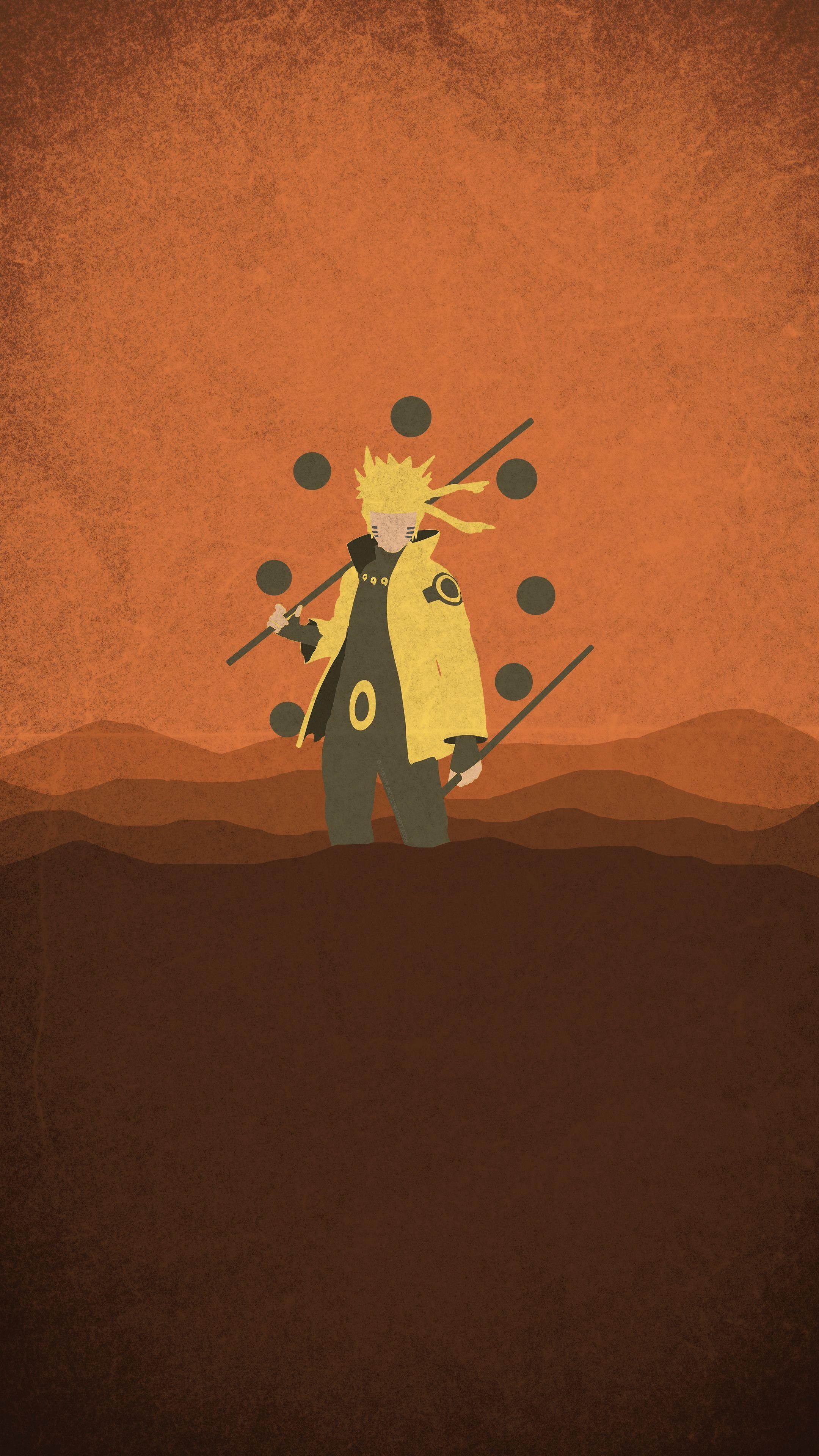 2160x3840 Naruto Minimal Mobile Wallpaper (Series I), Phone