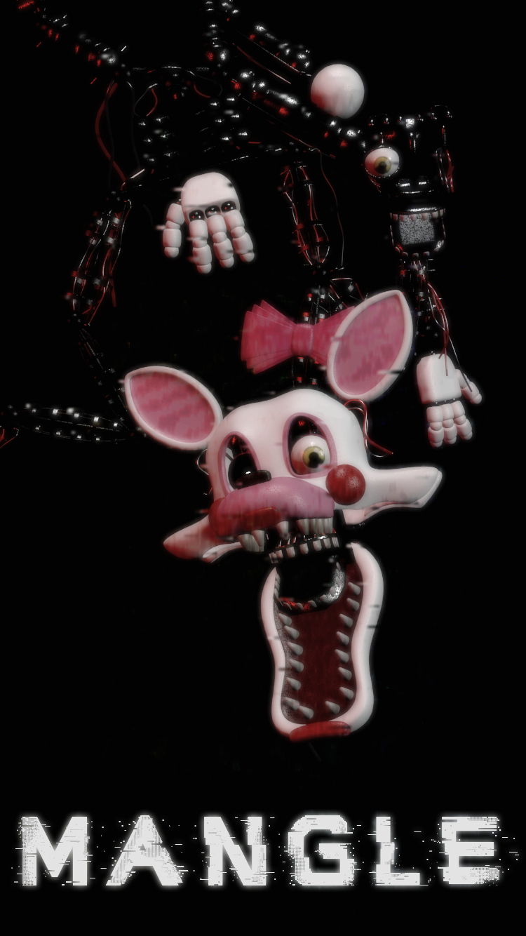 750x1340 Fnaf Mangle Wallpaper, Phone