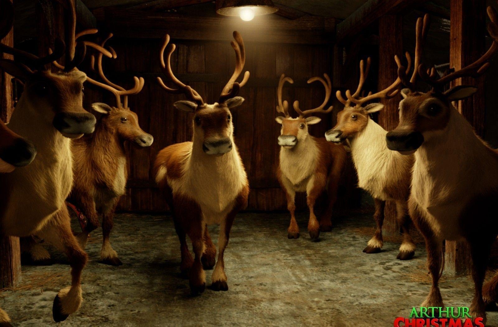 1600x1050 Arthur Christmas Wallpaper Reindeer, Desktop