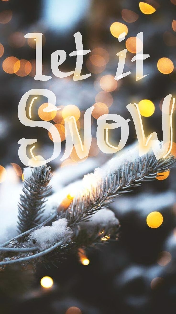 740x1310 Let it snow. Christmas wallpaper, Winter wallpaper, Christmas wallpaper background, Phone