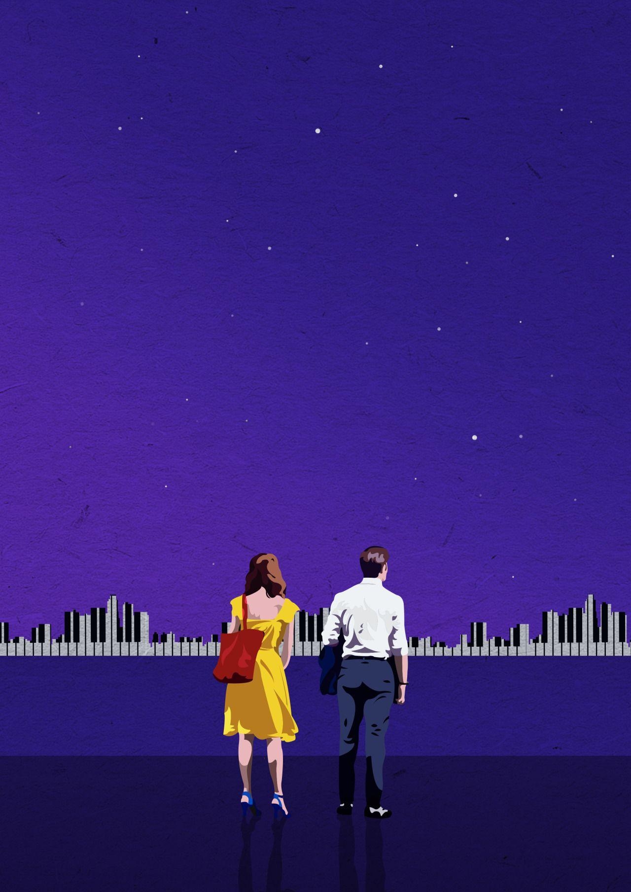 1280x1810 Korean illustrator. Living in Seoulomg1541. Movie posters minimalist, La la land, La la land art, Phone