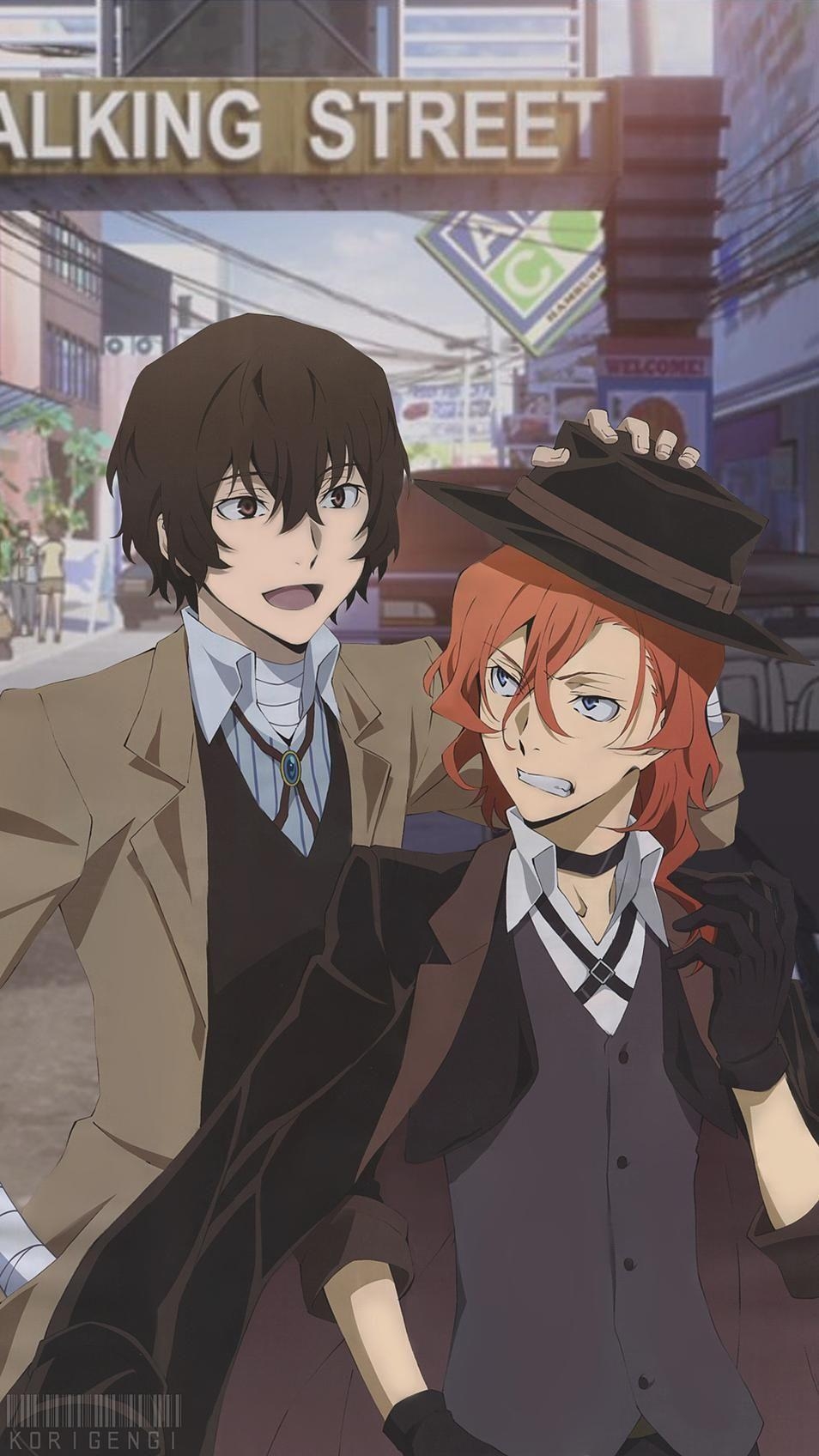 960x1700 Dazai Osamu & Chuuya Nakahara Korigengi. Wallpaper Anime, Phone