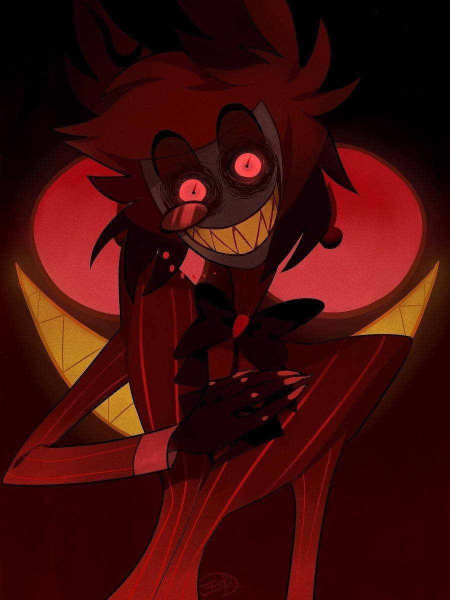 900x1200 Alastor and the Hazbin Hotel residents, Phone