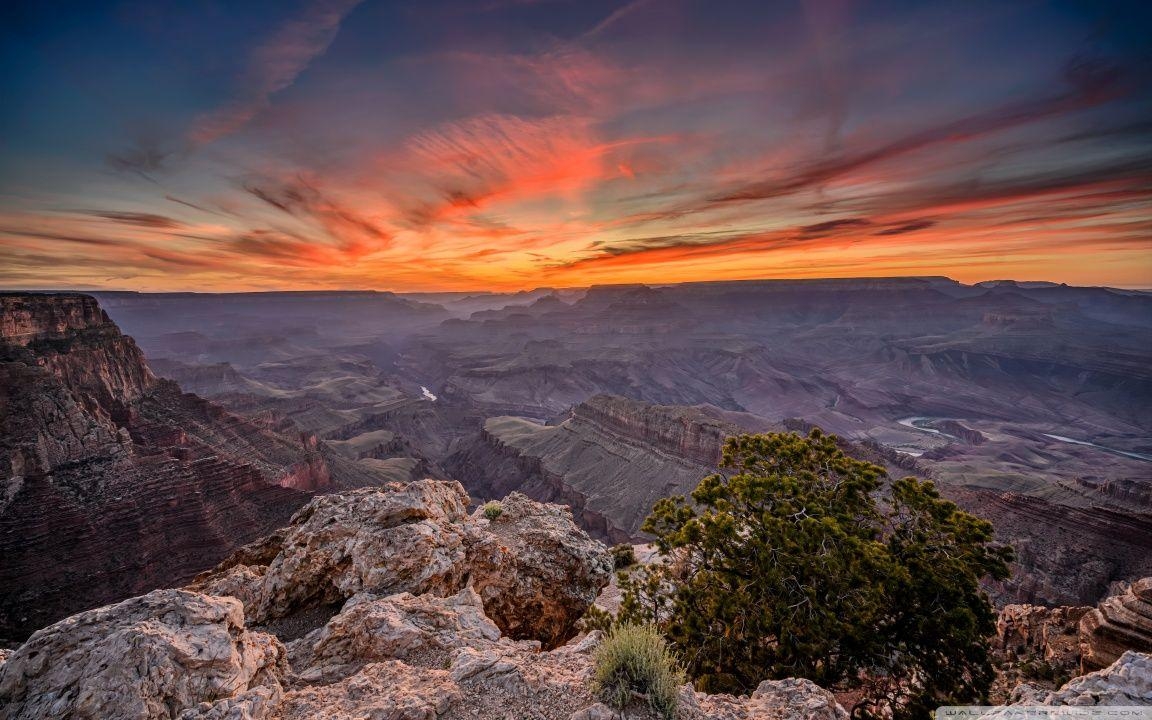 1160x720 Sunset, Lipan Point View, Grand Canyon National Park, Arizona, Desktop