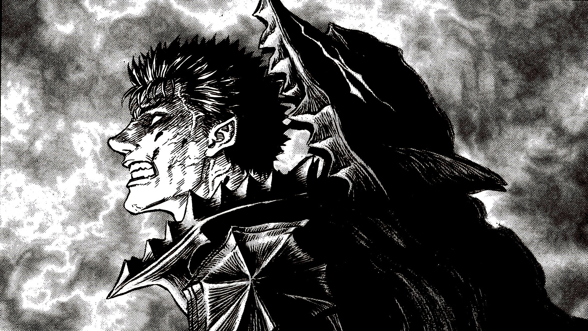 1920x1080 Anime Kentaro Miura Berserk Guts Artwork Best Wallpaper & Background Download, Desktop