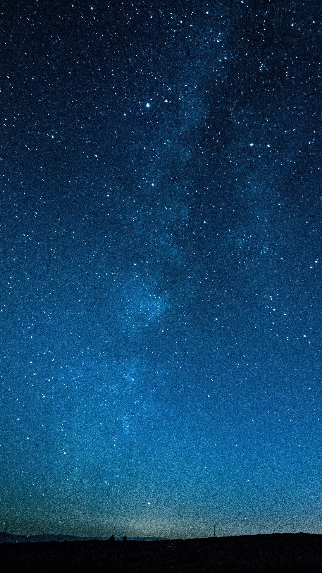 1080x1920 Night Sky Stars Horizon 4K Wallpaper, Phone