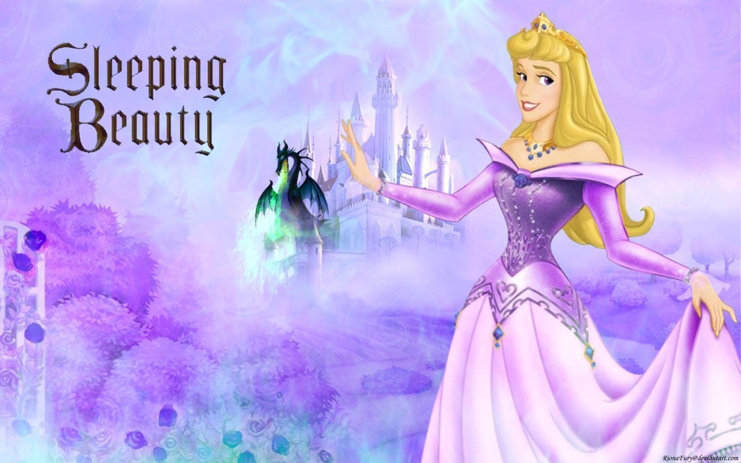 1440x900 Aurora in purple Princess Wallpaper, Desktop