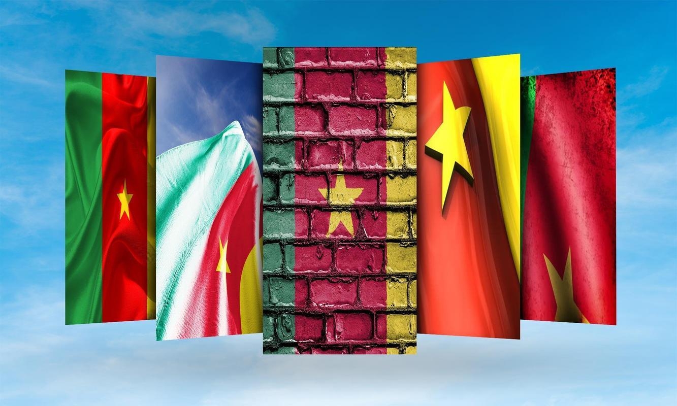 1340x800 Cameroon Flag Wallpaper for Android, Desktop