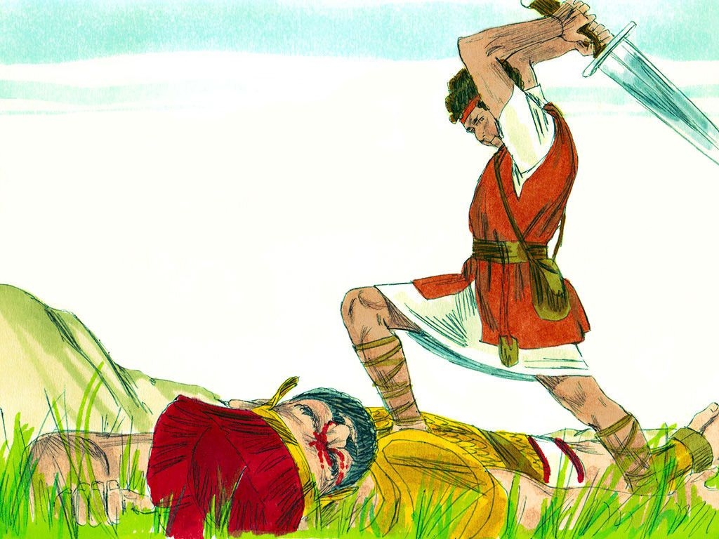 1030x770 FreeBibleimage - David And Goliath - The Young David, Believing God Will Bring Him Victory, Takes On The Philistine Giant Goliath (1 Samuel 17:1 58), Desktop