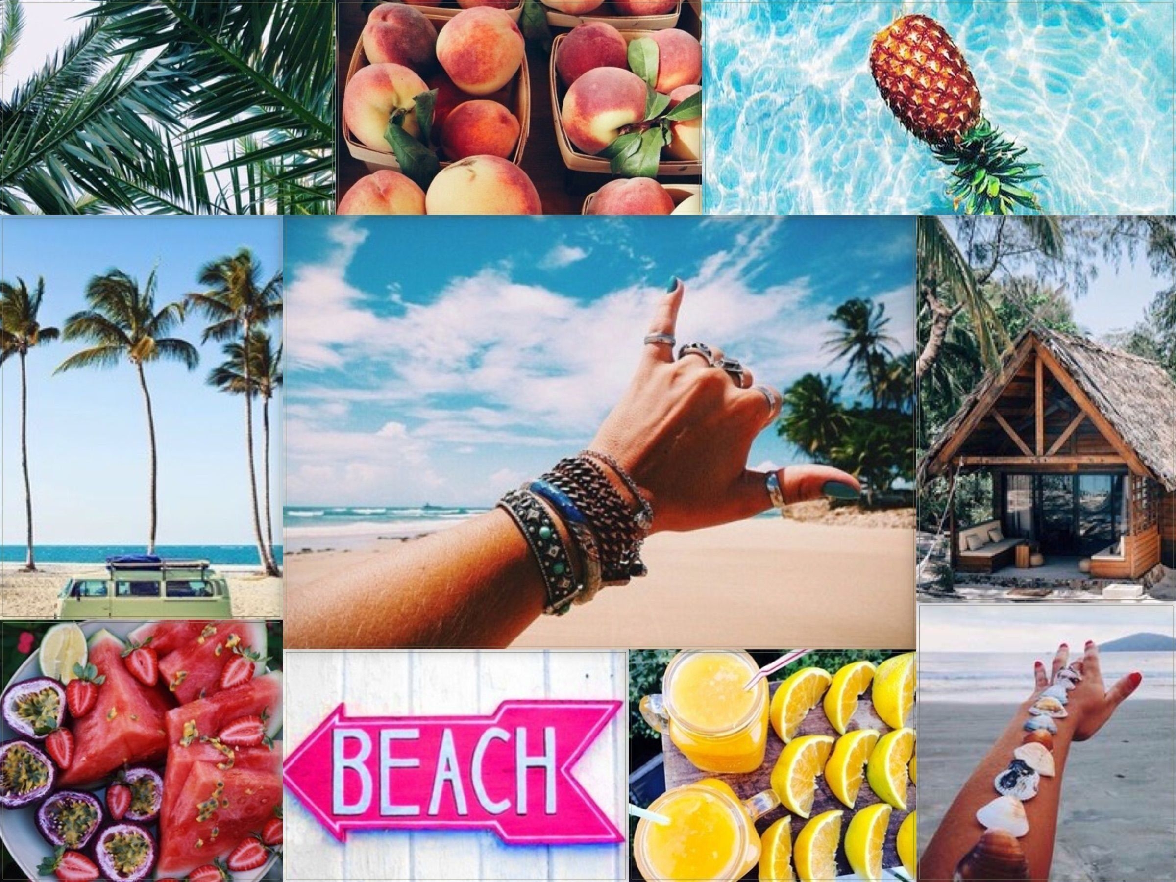 2400x1800 Collage Aesthetic Summer Laptop Wallpaper Free Collage Aesthetic Summer Laptop Background, Desktop